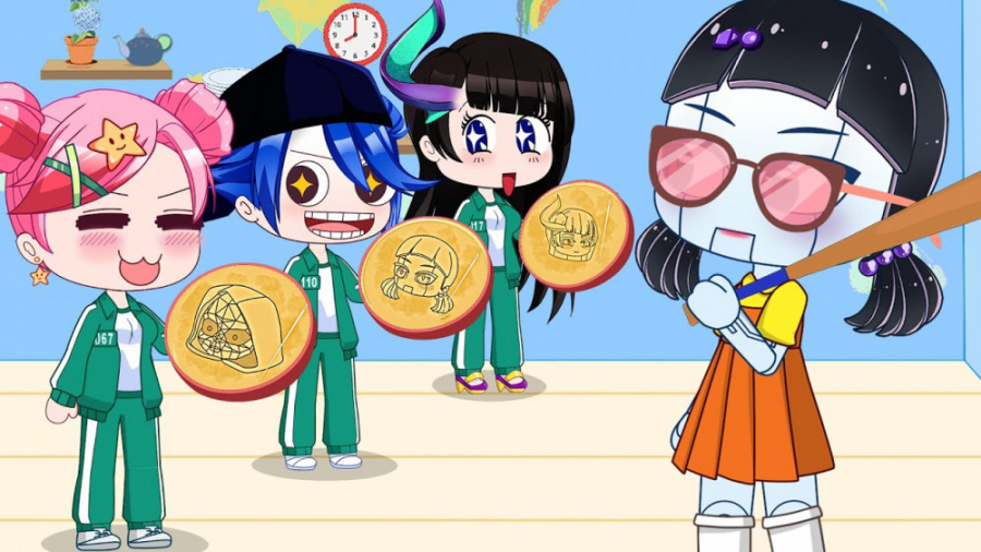 چالش گاچا کلاب در اسکوید گیم...