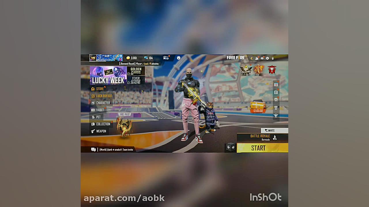 خرج کردن جم فری فایر (پارت1)