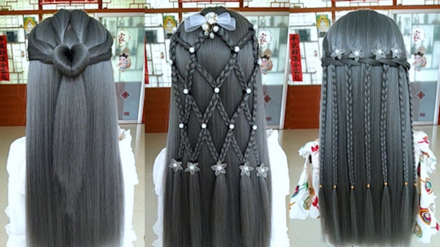 آموزش مدل جدید بافت مو دخترانه