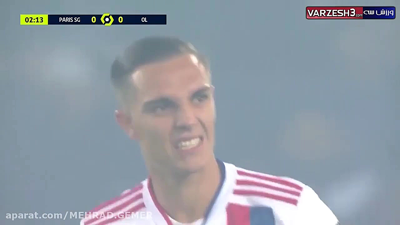 خلاصه بازی پی اس جی 2  1 لیون