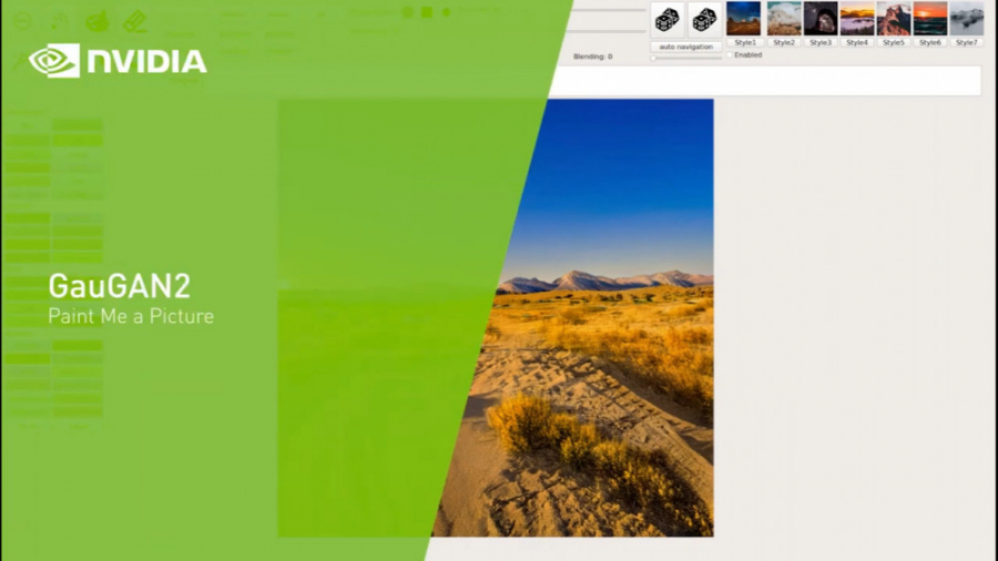 هوش مصنوعی GauGAN2 انویدیا از...