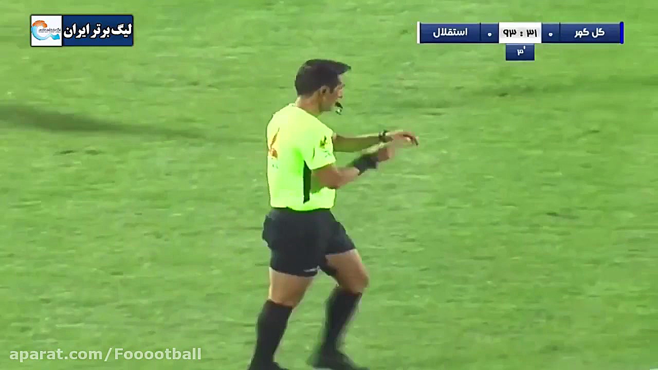 خلاصه بازی استقلال.گل گهر 3آذر...