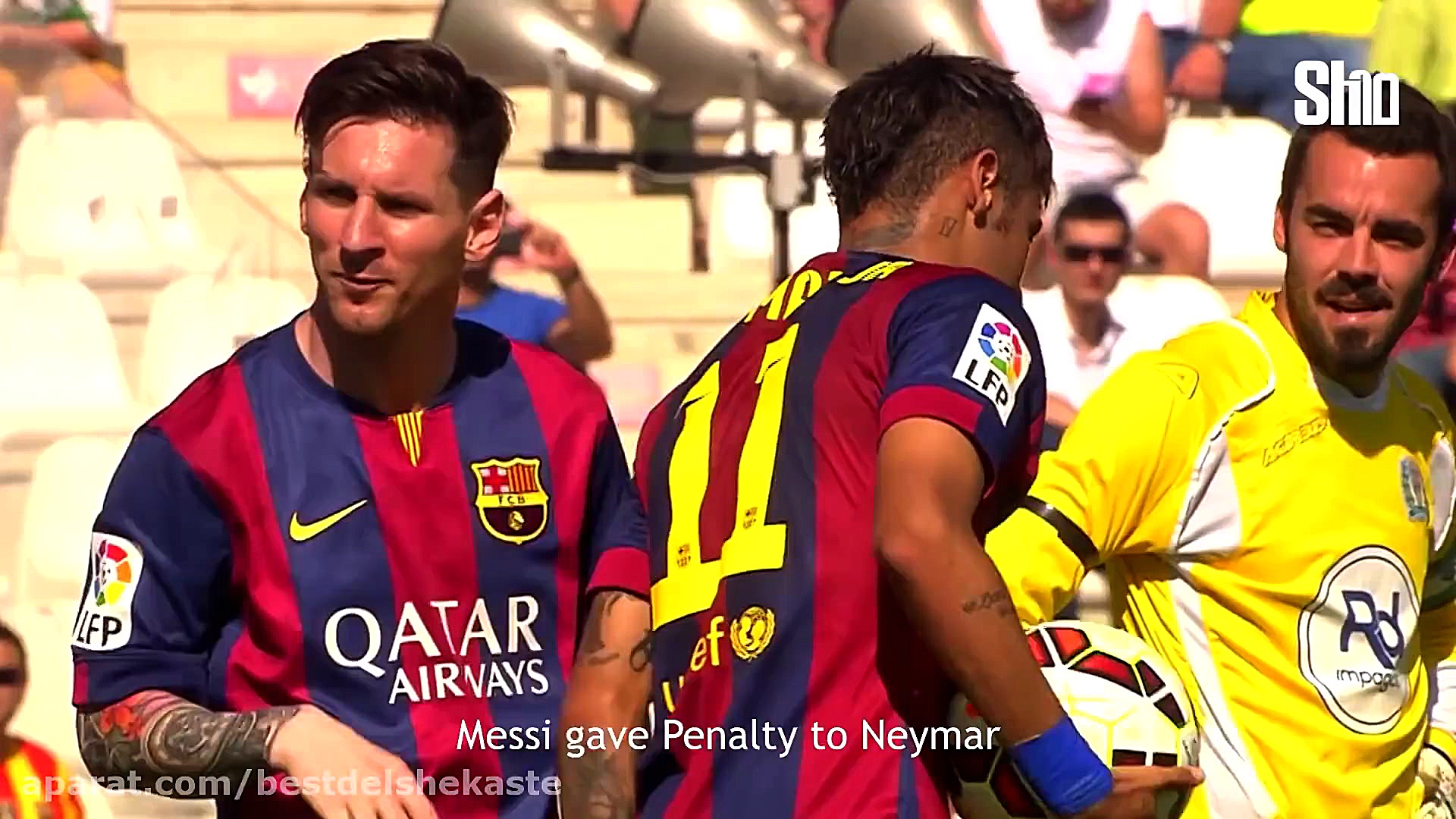 لحظات پنالتی لیونل مسی | گل ها...