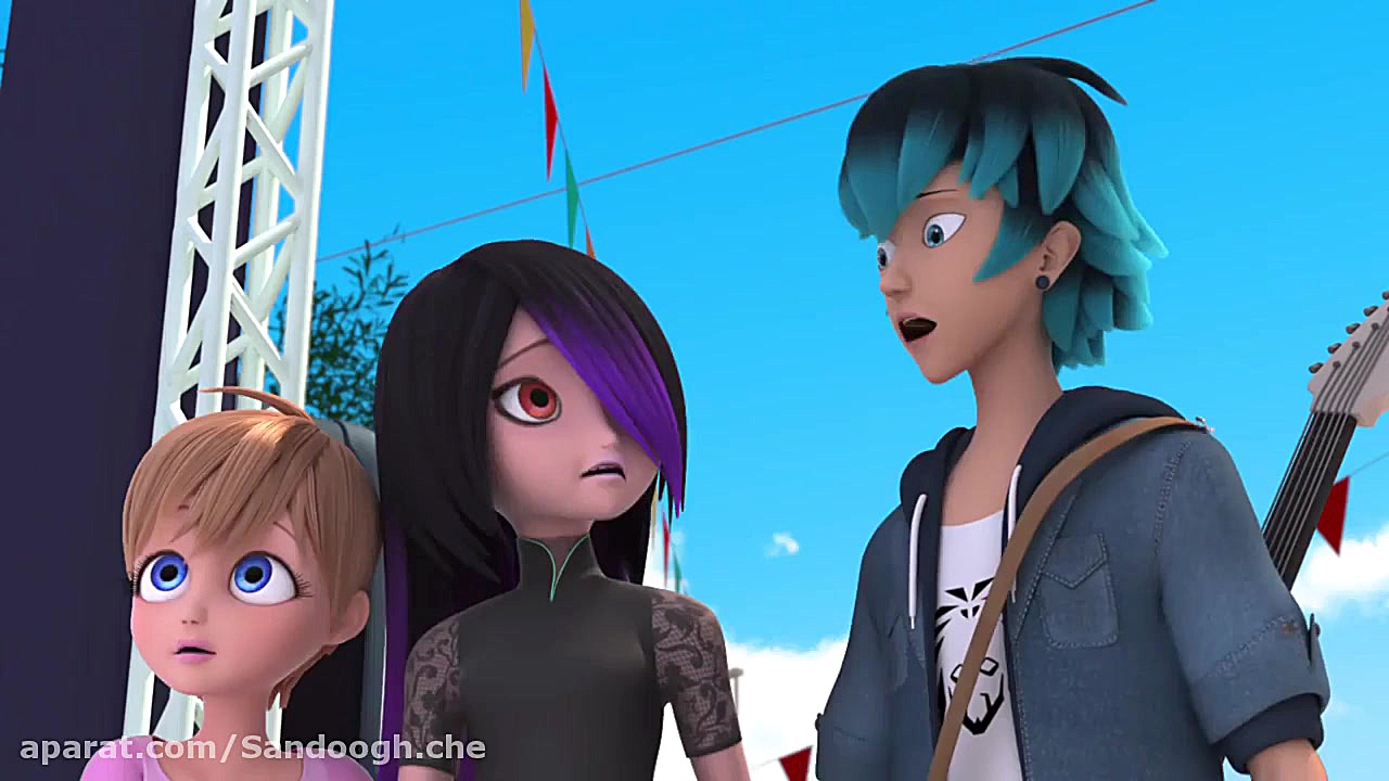 دختر کفشدوزکی و گربه سیاه دوبل...