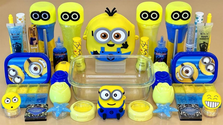 مخلوط کردن اسلایم زرد | کالکشن...