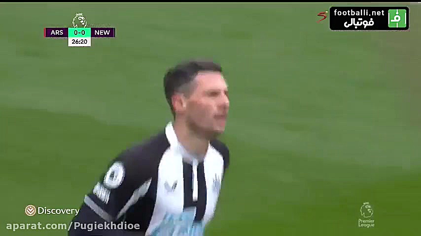 خلاصه بازی آرسنال ۲ نیوکاسل یو...
