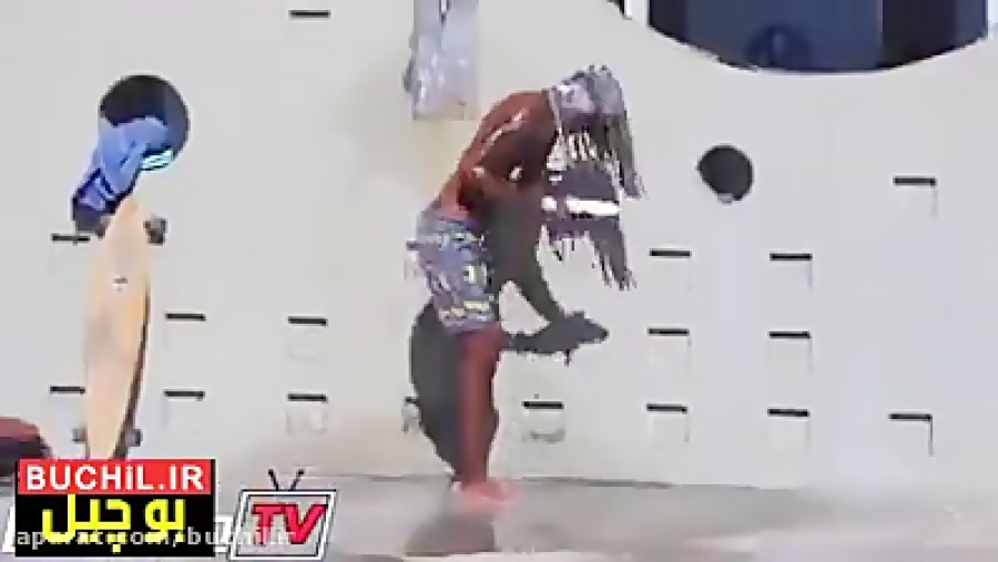 دوربین مخفی حمام کردن و کف شام...