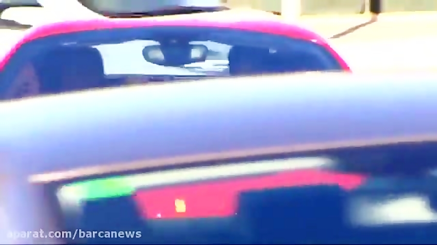 نیمار با فراری به تمرین رفت !