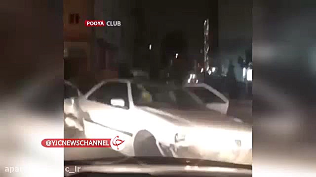 لحظه رویارویی پلیس با سارقان م...