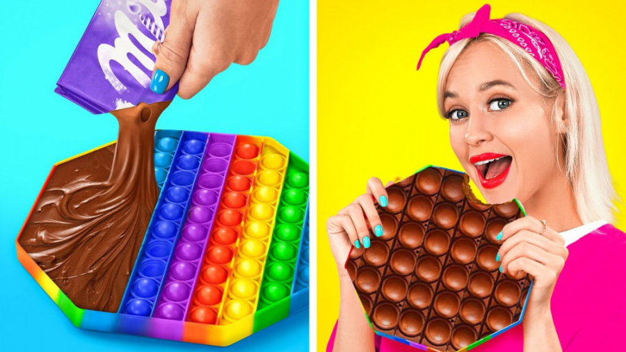 چالش شکلات در برابر غذای طبیعی...