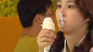 بستنی خوردن بانو سوسانو