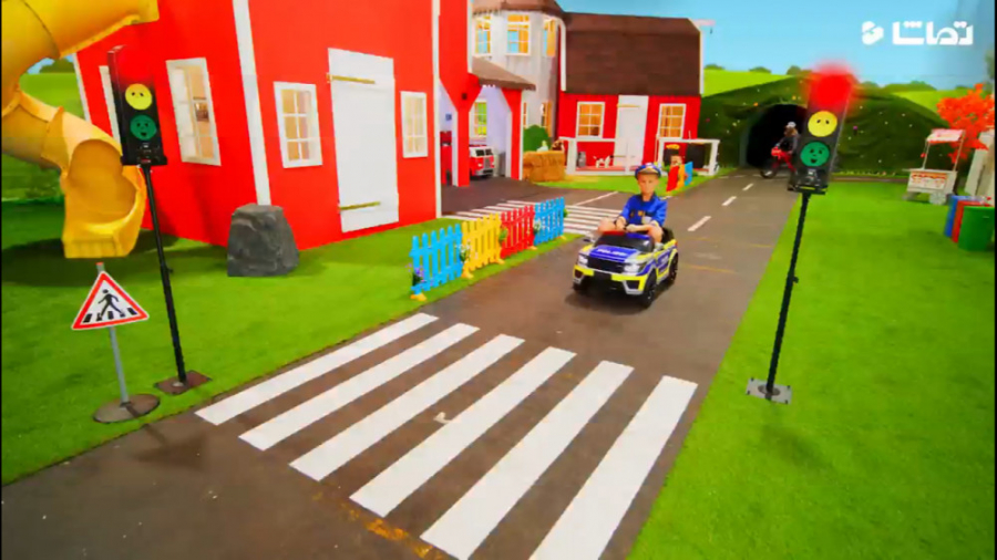 فیلم ماشین بازی کودکانه تصادف...