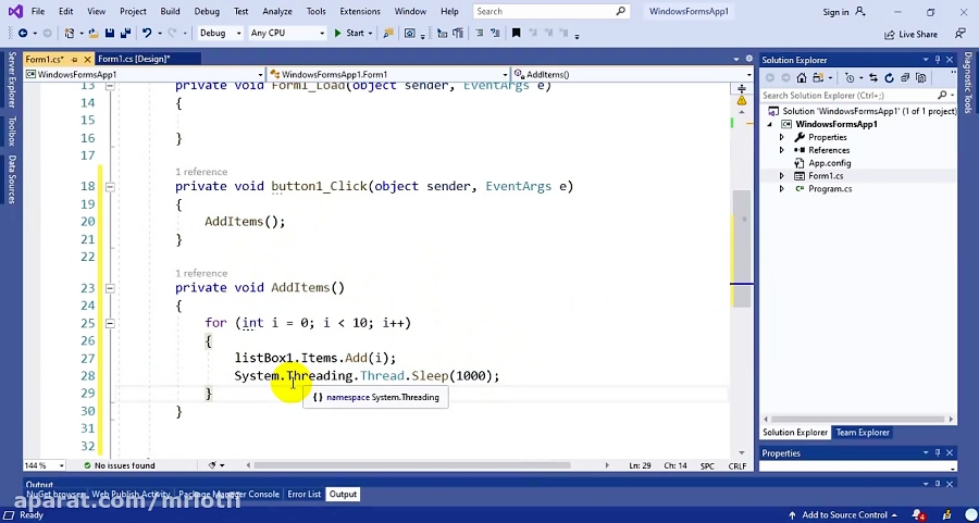 آموزش Asyncوawaitدربرنامه نویسی Asp.net MVC Core