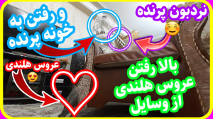 بالا رفتن عروس هلندی از وسایل...