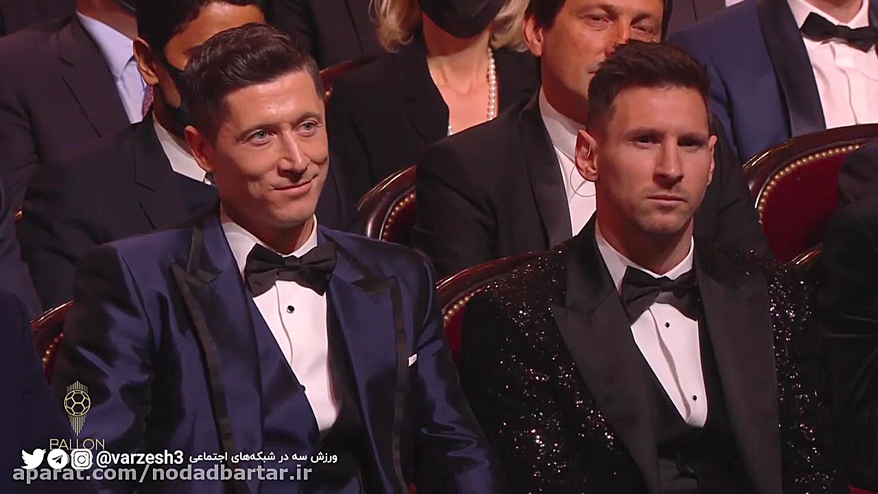 لحظه اعلام نام لیونل مسی برای...