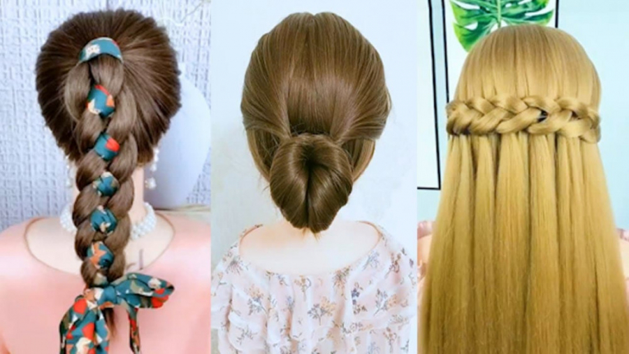 آموزش بافت مو بلند دخترانه