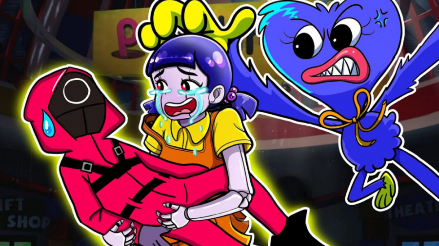 هاگی واگی و اسکوید گیم  باب اس...