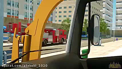 کارتون ماشین بازی قهرمانان شهر...