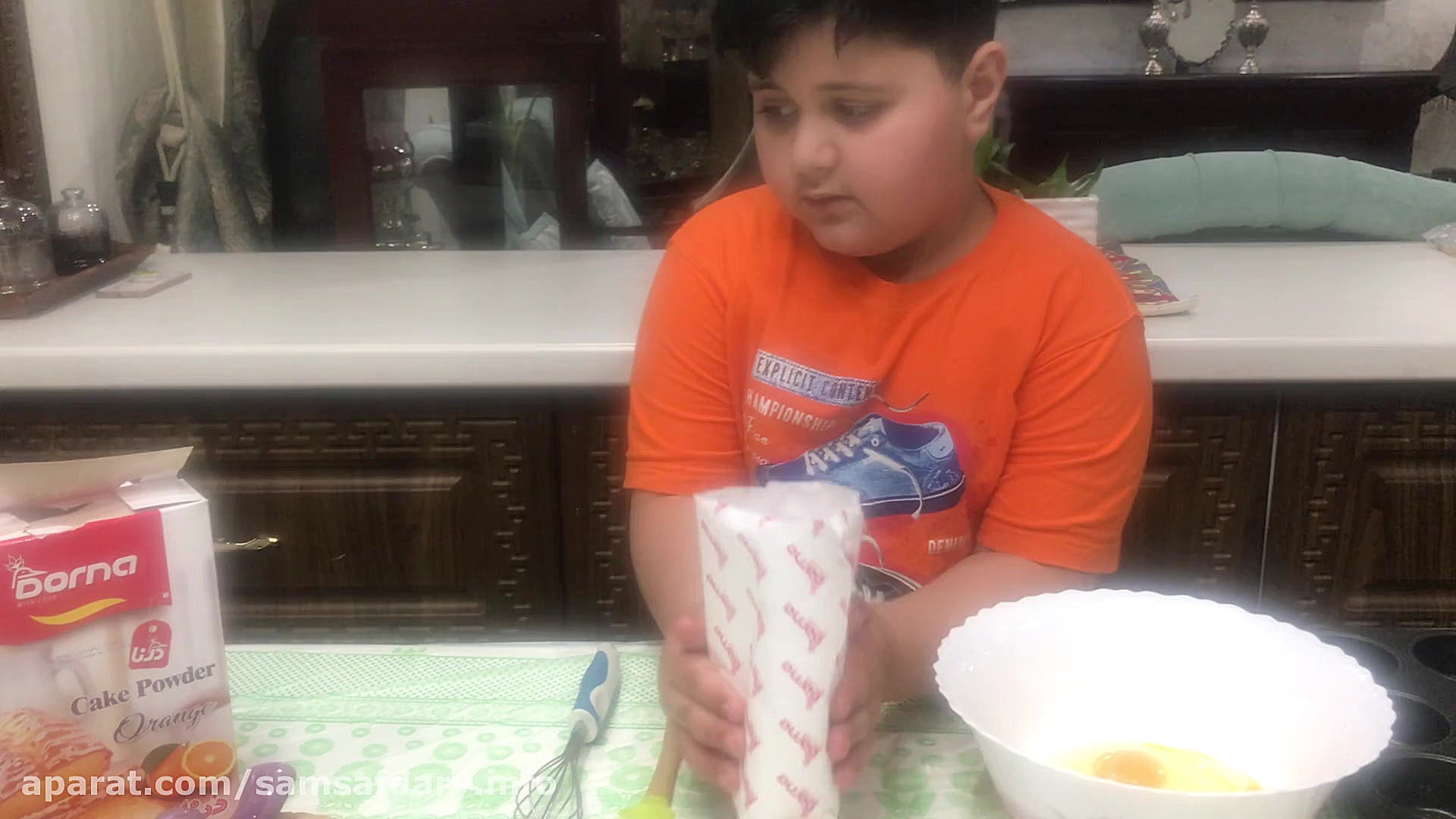 آموزش کیک پزی با سام صفدری