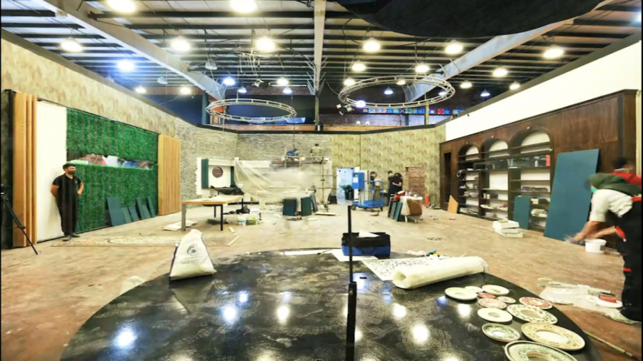 روند آماده‌سازی دکور &laquo;جو...