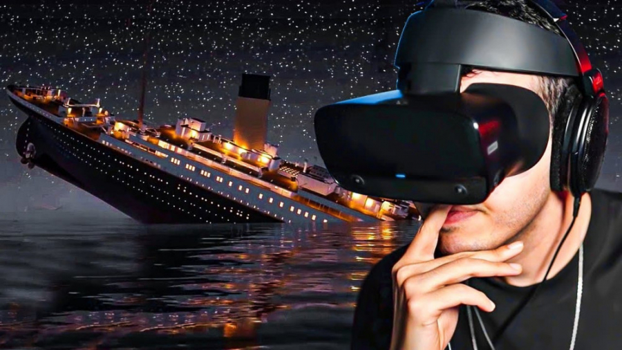 لحظه غرق شدن کشتی تایتانیک ! |...