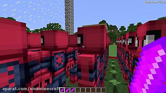 ماینکرافت مرد عنکبوتی ها در مق...