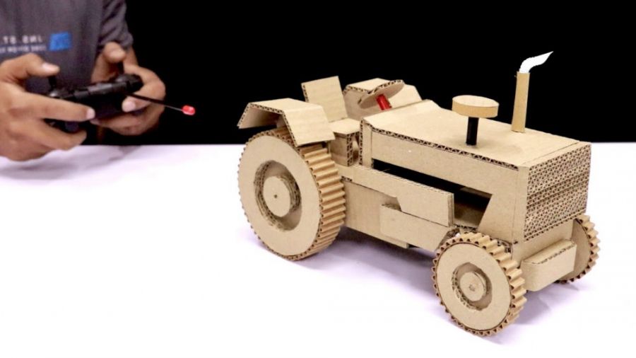 آموزش ساخت کاردستی تراکتور با...