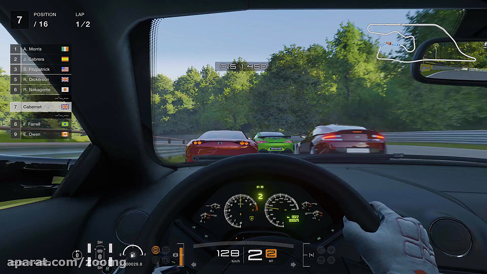 مسیر مسابقه Deep Forest بازی ر...