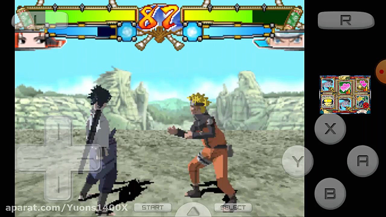 گیم ناروتو در گوشی