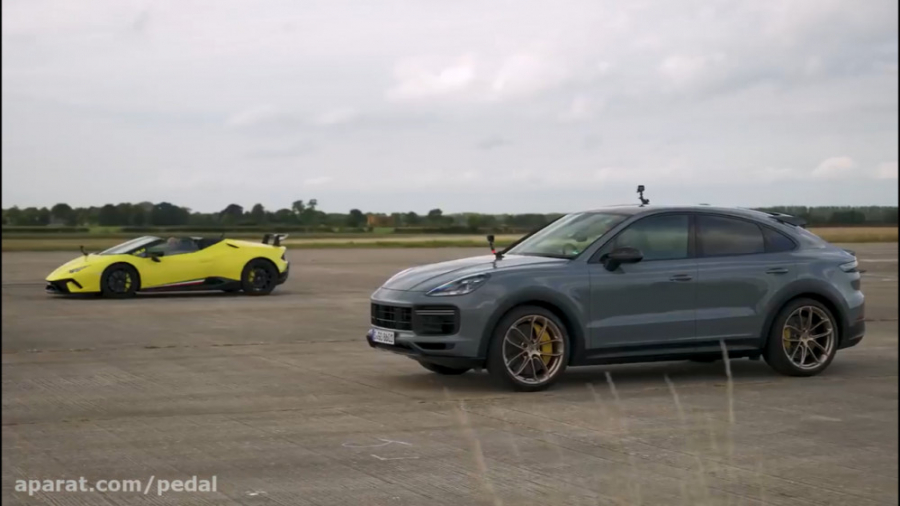 درگ لامبورگینی اوراکان و پورشه...