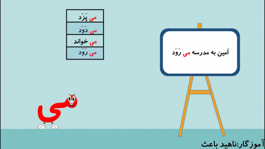 آموزش نشانه ز از حروف فارسی اول ابتدایی