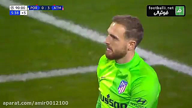 خلاصه بازی پورتو ۱ ۳ اتلتیکو م...