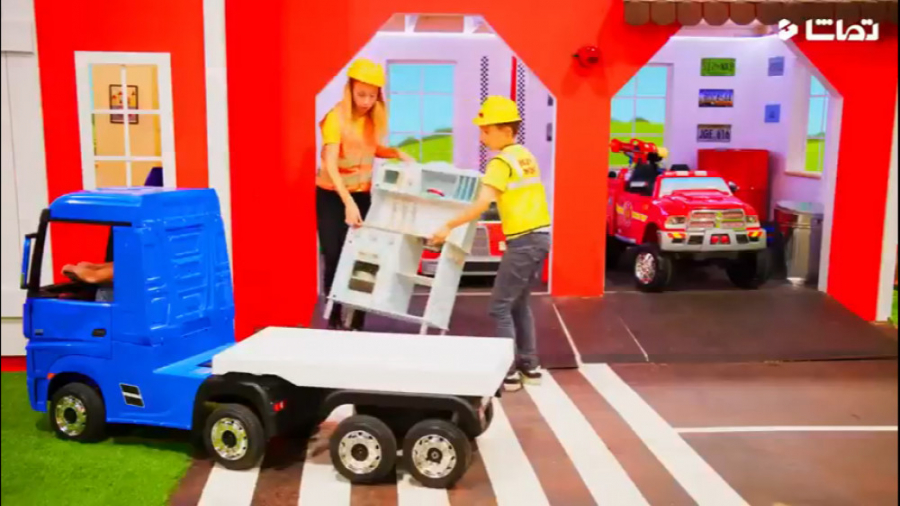 ماشین بازی کودکانه :آتش گرفتن...