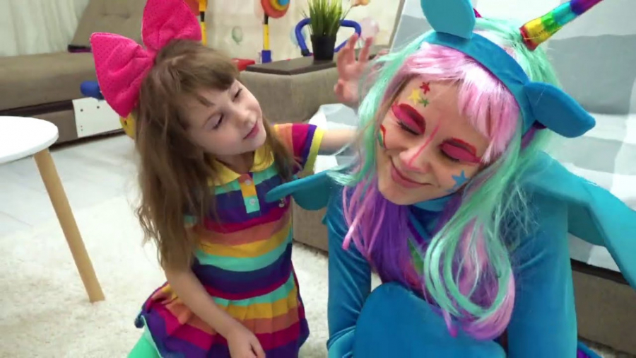 ایوا و مامان  چالش پونی