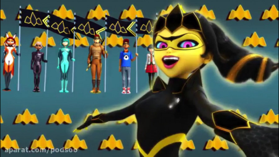 دختر کفشدوزکی و گربه سیاه