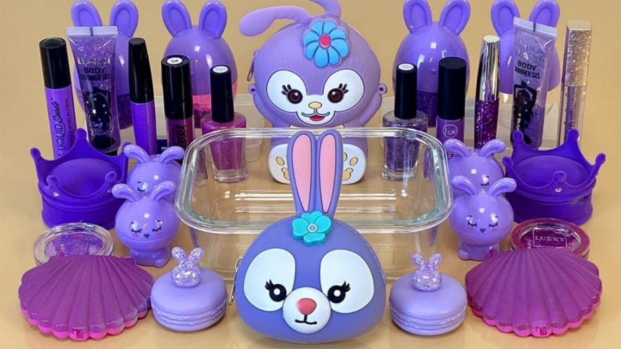 اسلایم میکاپ  تم صدف بنفش و آب...