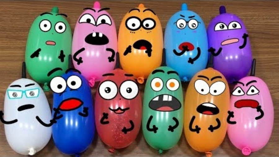 ساخت اسلایم شفاف با بادکنک های...