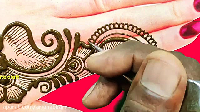 آموزش طرح ستاره با حنا