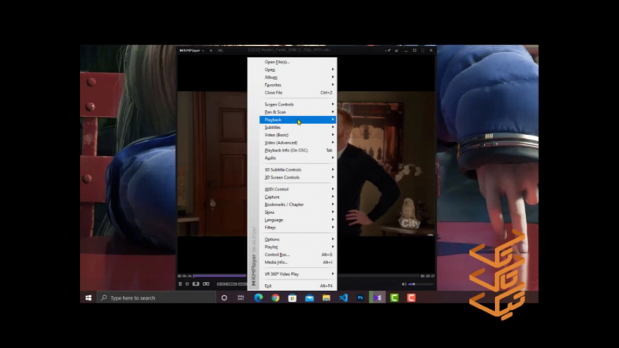 افزایش و کاهش سرعت پخش فیلم در...