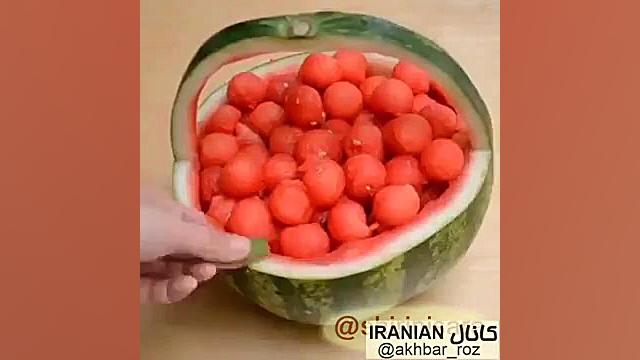 تزیین هندوانه آرایی شب یلدا  ک...