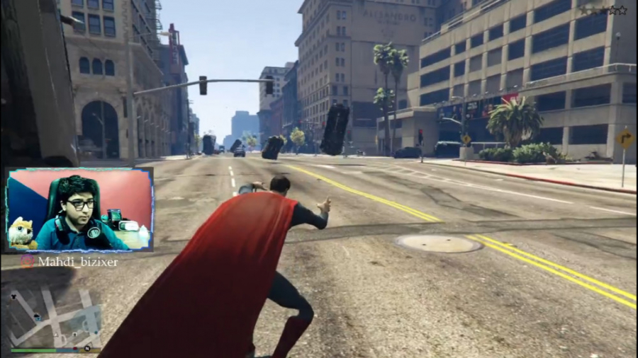 سوپرمن با قدرت های ماورایی GTA