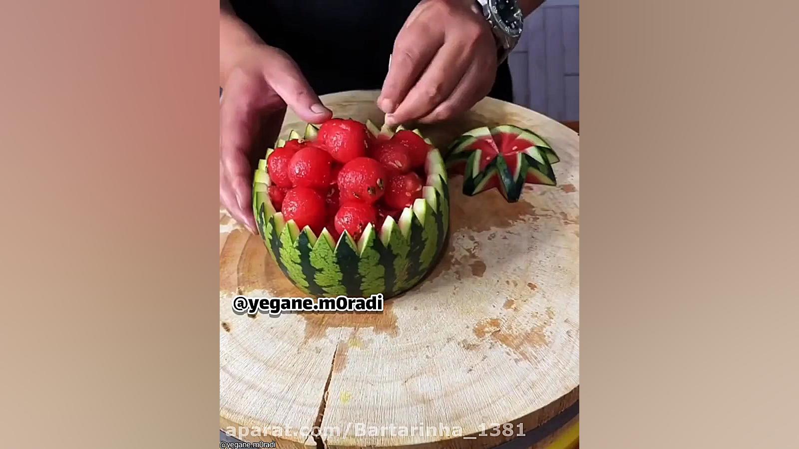 میوه ارایی شب یلدا  سفره ارایی...