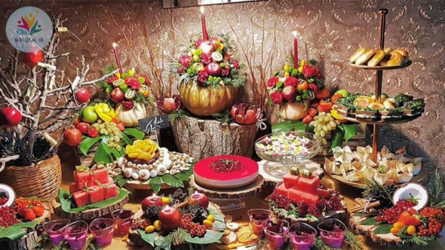 طرز تهیه کیک‌ یلدایی  ژله یلدا...