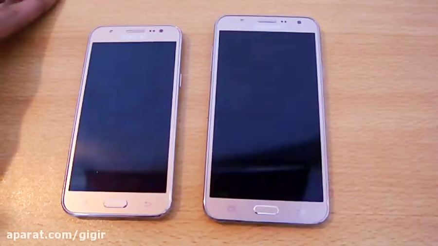 مقایسه ی سرعت دو گوشی  galaxy...