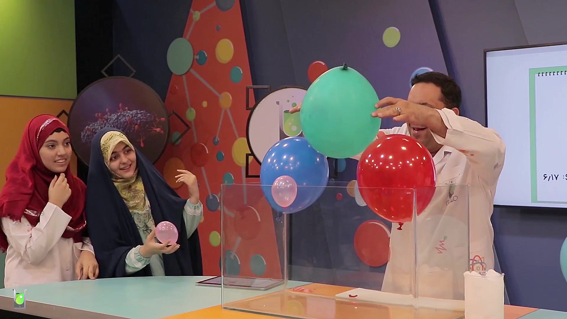 آزمایش های علوم فیلیمومدرسه خی...