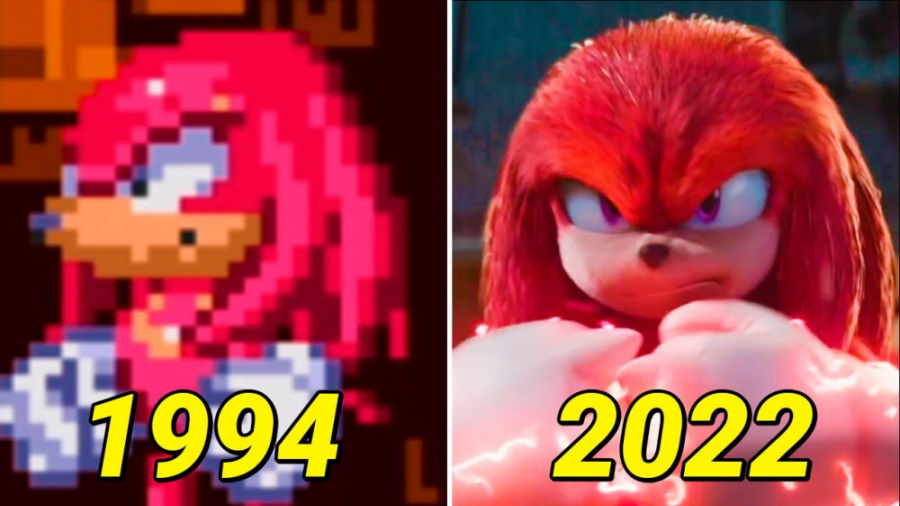 تغییر تحول سونیک Knuckles از س...