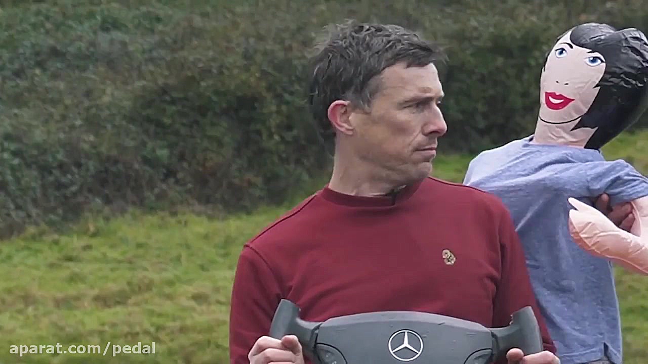 بریدن فرمان مرسدس به سبک تسلا