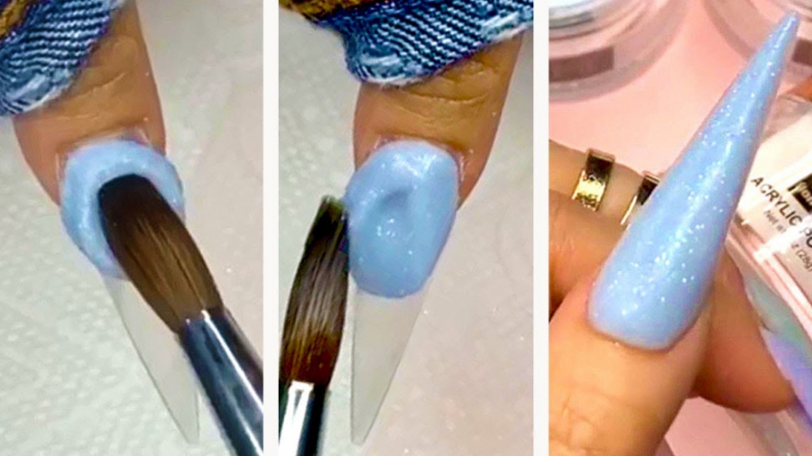 بهترین طراحی ناخن اکرولیک:: تر...