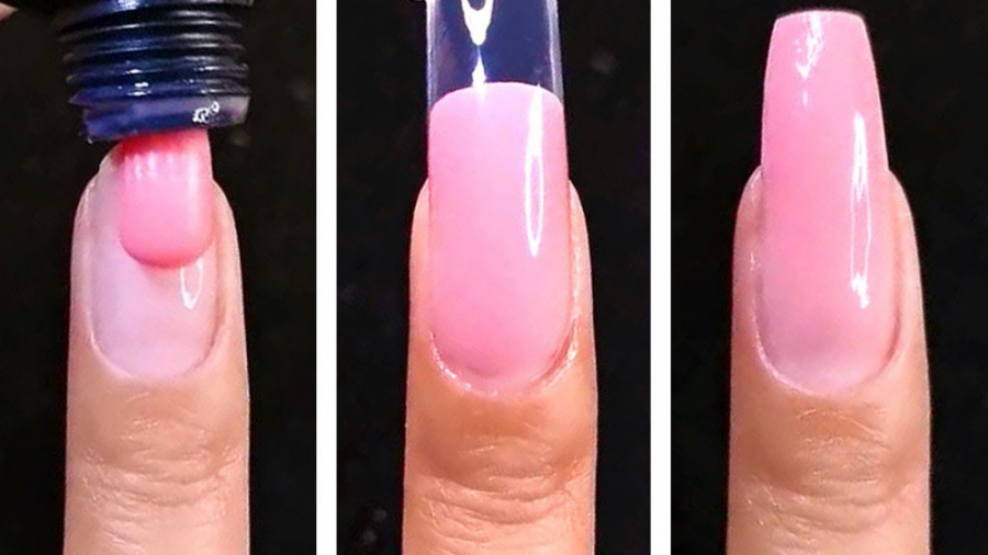 آموزش ساده طراحی ناخن با پلی ژ...