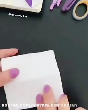 کاردستی لوگوی BTS